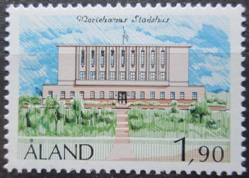 Poštovní známka Alandy 1989 Radnice v Mariehamn Mi# 32