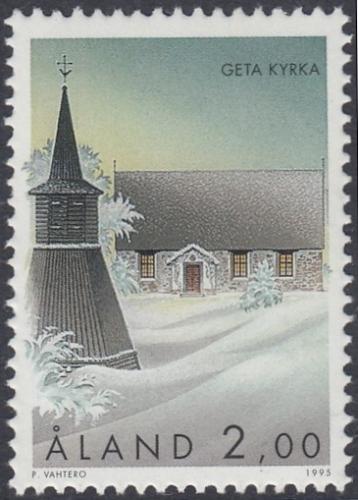 Poštovní známka Alandy 1995 Kostel v Geta Mi# 106 