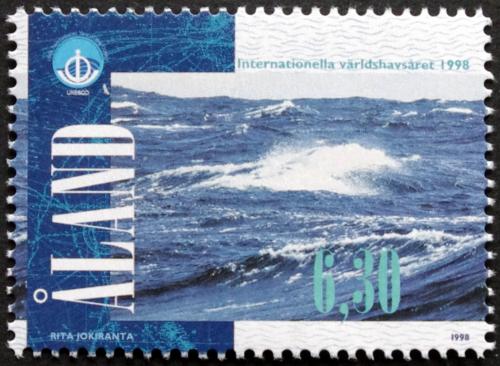 Poštovní známka Alandy 1998 Mezinárodní rok oceánù Mi# 141