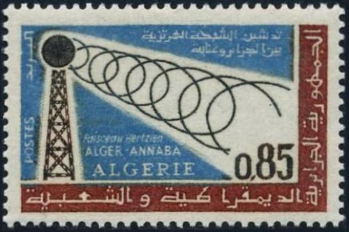 Potovn znmka Alrsko 1964 Telefonn spojen Alr - Annaba Mi# 430 - zvtit obrzek