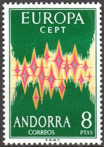 Poštovní známka Andorra Šp. 1972 Evropa CEPT Mi# 71 Kat 40€
