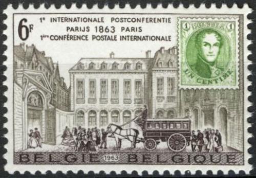 Poštovní známka Belgie 1963 Poštovní dostavník Mi# 1310