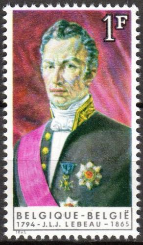 Poštovní známka Belgie 1965 Joseph Lebeau, politik Mi# 1408