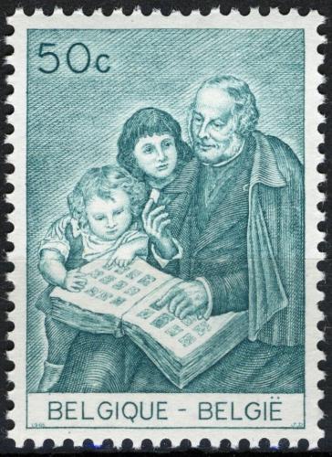 Poštovní známka Belgie 1965 Rowland Hill s dìtmi Mi# 1384