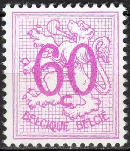 Poštovní známka Belgie 1966 Heraldický lev Mi# 1436 y