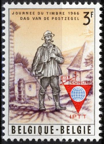 Poštovní známka Belgie 1966 Listonoš Mi# 1440