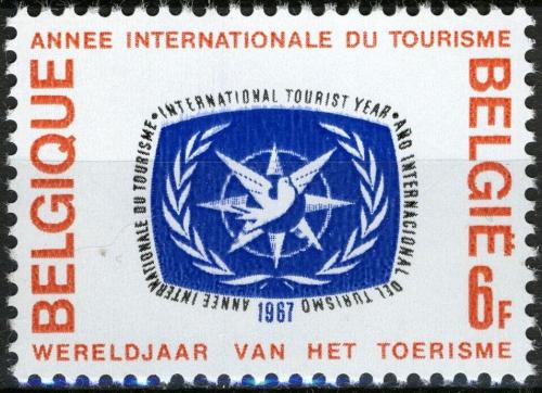 Potovn znmka Belgie 1967 Mezinrodn rok turistiky Mi# 1464