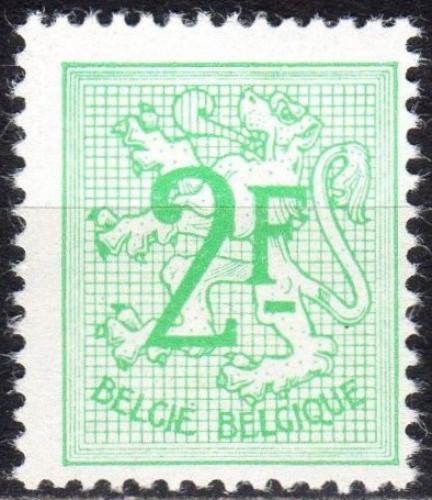 Poštovní známka Belgie 1968 Heraldický lev Mi# 1501