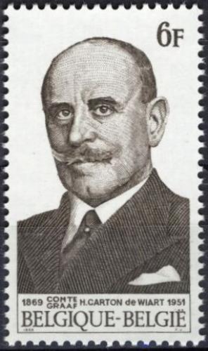 Poštovní známka Belgie 1969 Henri Carton de Wiart, politik  Mi# 1569