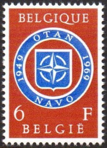 Poštovní známka Belgie 1969 NATO, 20. výroèí Mi# 1549