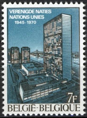 Poštovní známka Belgie 1970 OSN, 25. výroèí Mi# 1602