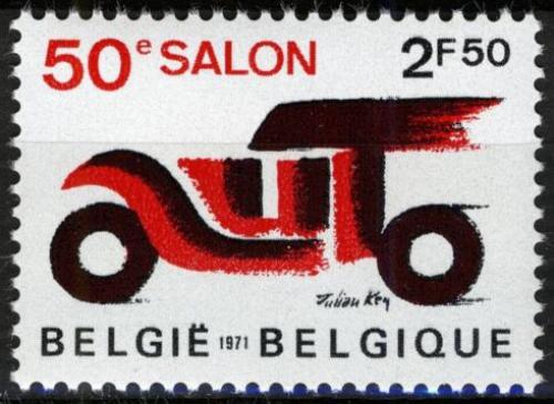 Potovn znmka Belgie 1971 Automobilov vstava v Bruselu Mi# 1625