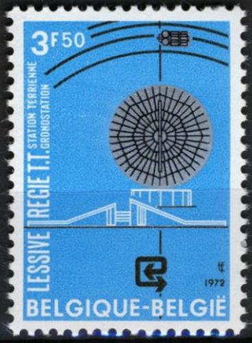 Potovn znmka Belgie 1972 Pozemn stanice Mi# 1695 - zvtit obrzek