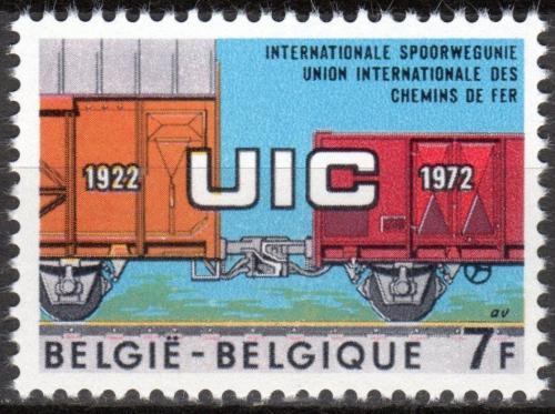 Potovn znmka Belgie 1972 eleznin vagny Mi# 1681