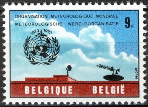 Potovn znmka Belgie 1973 Mezinrodn meteorologick spoluprce Mi# 1714
