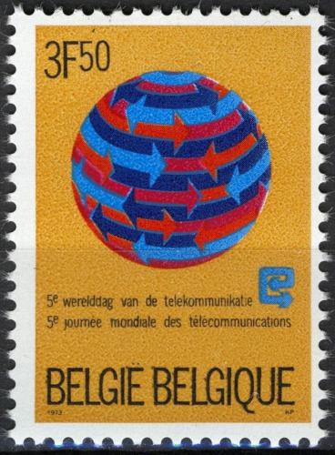 Potovn znmka Belgie 1973 Svtov den telekomunikace Mi# 1725