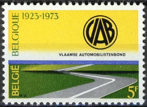 Potovn znmka Belgie 1973 Vlmsk automobilov svaz, 50. vro Mi# 1741 - zvtit obrzek