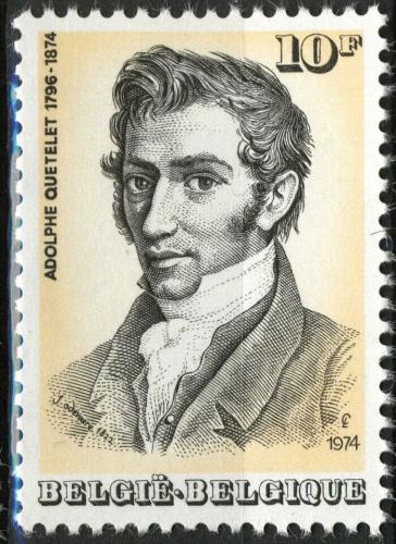 Poštovní známka Belgie 1974 Adolphe Quetelet, astronom Mi# 1794
