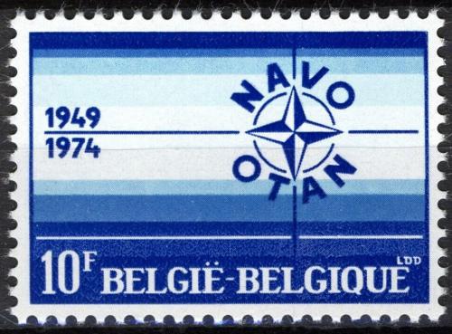 Poštovní známka Belgie 1974 NATO, 25. výroèí Mi# 1764