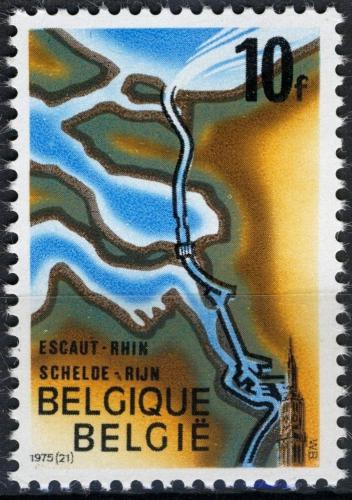 Poštovní známka Belgie 1975 Prùplav Šelda-Rýn Mi# 1832