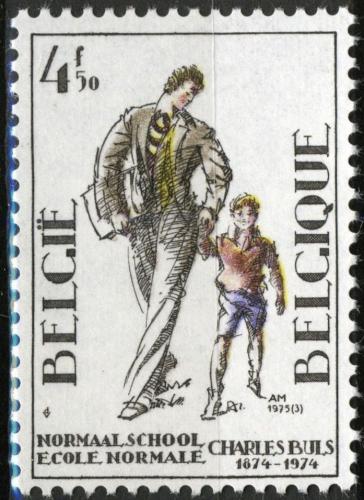 Poštovní známka Belgie 1975 Škola Charles-Buls, 100. výroèí Mi# 1807