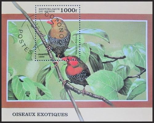 Potovn znmka Benin 1999 Ptci Mi# Block 45