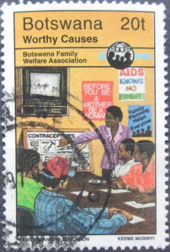 Potovn znmka Botswana 1996 Plnovn rodiny II Mi# 609