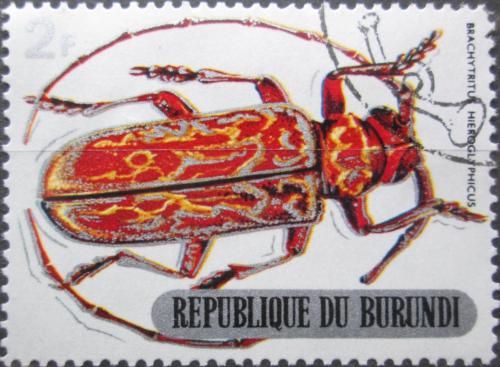 Potovn znmka Burundi 1970 Brachytrius hieroglyphicus Mi# 540 - zvtit obrzek