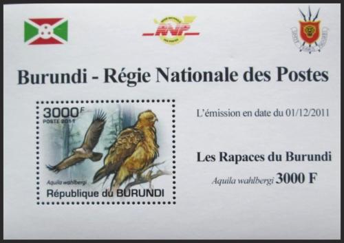 Potovn znmka Burundi 2011 Orel Wahlbergv DELUXE Mi# 2016 Block - zvtit obrzek