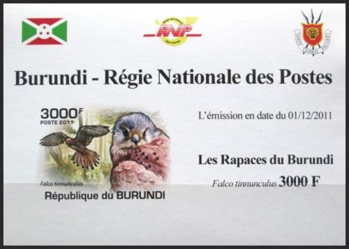 Potovn znmka Burundi 2011 Potolka obecn neperf. DELUXE Mi# 2020 B Block
