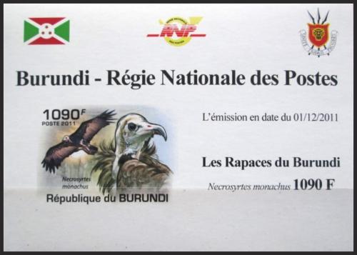 Potovn znmka Burundi 2011 Sup kapucn neperf. DELUXE Mi# 2019 B Block