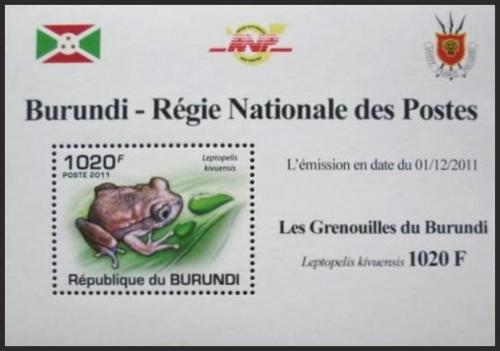 Potovn znmka Burundi 2011 ba DELUXE Mi# 2062 Block
