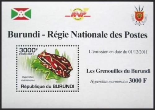 Potovn znmka Burundi 2011 ba DELUXE Mi# 2069 Block - zvtit obrzek