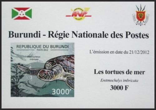 Potovn znmka Burundi 2012 Kareta prav DELUXE Mi# 2791 B Block