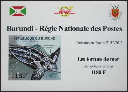 Potovn znmka Burundi 2012 Koatka velk DELUXE Mi# 2788 B Block - zvtit obrzek