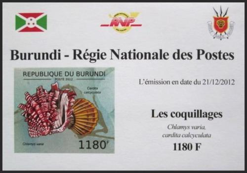 Potovn znmka Burundi 2012 Mule neperf. DELUXE Mi# 2753 B Block - zvtit obrzek