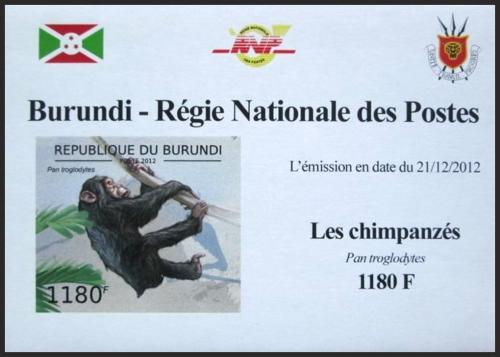 Potovn znmka Burundi 2012 impanz uenliv neperf. DELUXE Mi# 2853 B Block - zvtit obrzek