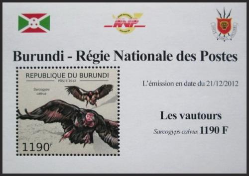 Potovn znmka Burundi 2012 Sup holohlav DELUXE Mi# 2799 Block - zvtit obrzek