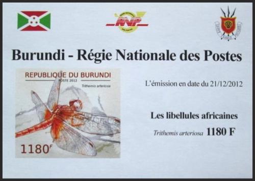 Potovn znmka Burundi 2012 Vky neperf. DELUXE Mi# 2773 B Block - zvtit obrzek