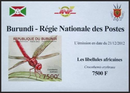 Potovn znmka Burundi 2012 Vky neperf. DELUXE Mi# 2777 B Block - zvtit obrzek