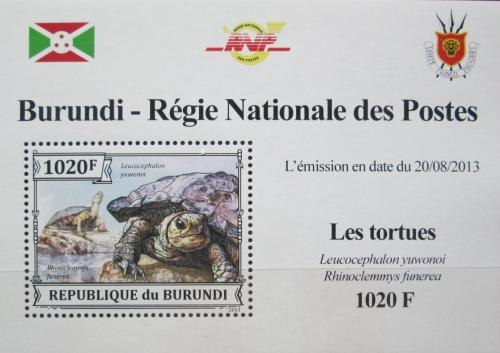 Potovn znmka Burundi 2013 elvy DELUXE Mi# 3278 Block
