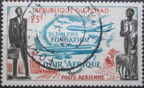 Potovn znmka ad 1962 Air Afrique Mi# 87 - zvtit obrzek