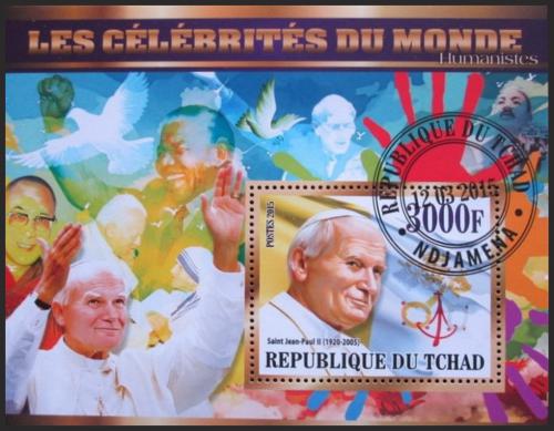 Potovn znmka ad 2015 Pape Jan Pavel II. Mi# N/N