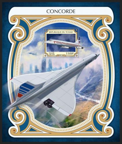 Potovn znmka ad 2017 Concorde Mi# Block 696 Kat 13