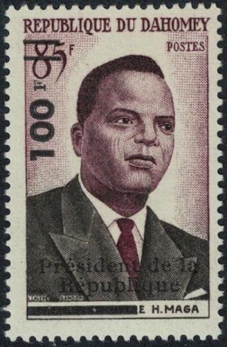Potovn znmka Dahomey 1961 Premir Hubert Maga petisk Mi# 186
