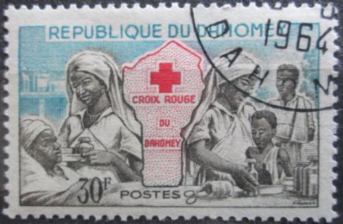 Potovn znmka Dahomey 1962 erven k Mi# 199 - zvtit obrzek