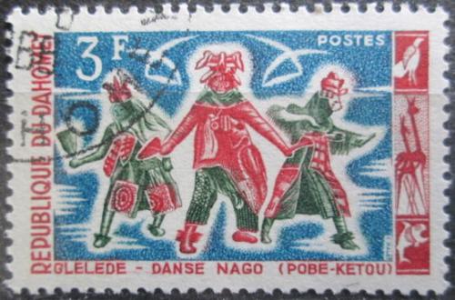 Potovn znmka Dahomey 1964 Lidov tanec Mi# 234