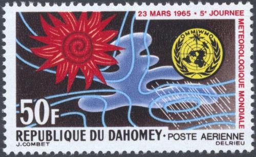 Potovn znmka Dahomey 1965 Den meteorologie Mi# 246 - zvtit obrzek