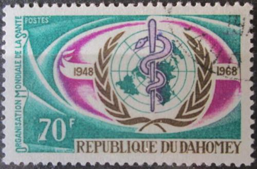 Potovn znmka Dahomey 1968 WHO, 20. vro Mi# 343