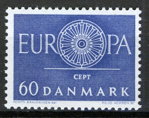 Poštovní známka Dánsko 1960 Evropa CEPT Mi# 386